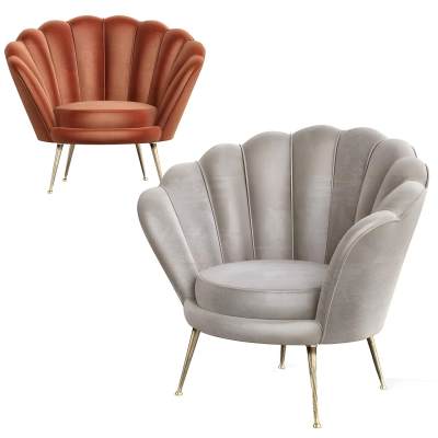 现代布艺单人沙发-10